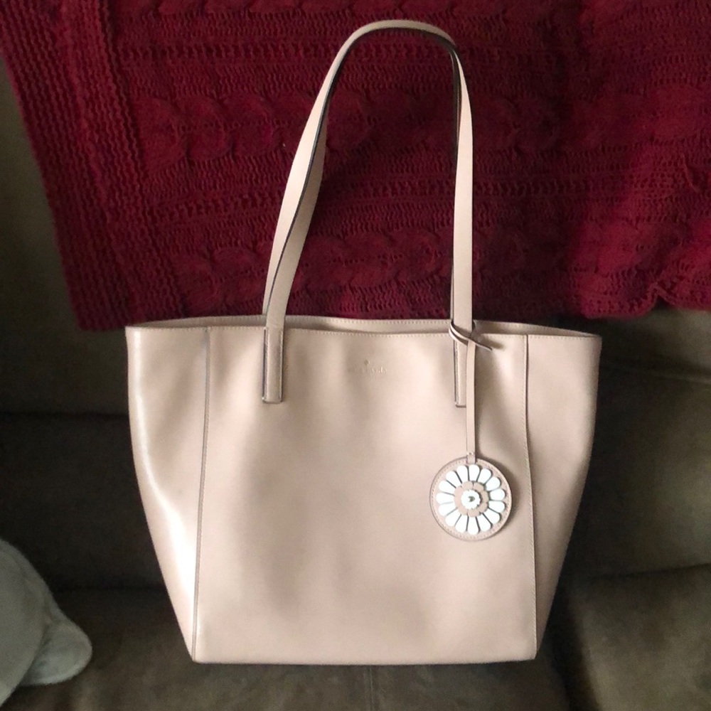 Pale pink Kate Spade tote